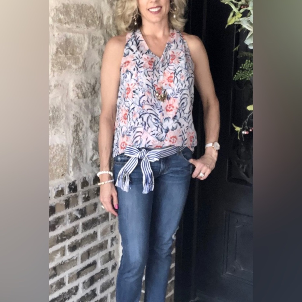 Cabi Stem Floral Top